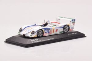 Audi R8 #1 J.J. Lehto / M. Werner GP of Atlanta Winners 2005 Minichamps 1:43 400051391 Metal — zdjęcie 2 z 4