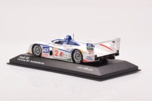 Audi R8 #2 E. Pirro / F. Biela / A. McNish 12 Hours of Sebring 2nd Place 2005 Minichamps 1:43 400051302 Metal — zdjęcie 3 z 4