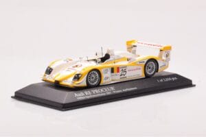 Audi R8 #25 S. Ara / T. Kristensen Winners 1000km Spa 2003 Minichamps 1:43 400031325 Metal — zdjęcie 2 z 4