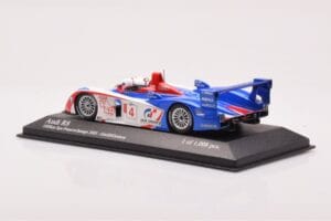 Audi R8 #4 M. Ortelli / J-M. Gounon 1000km Spa 2005 Minichamps 1:43 400051304 Metal — zdjęcie 3 z 4