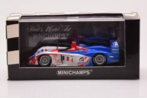Audi R8 #4 M. Ortelli / J-M. Gounon 1000km Spa 2005 Minichamps 1:43 400051304 Metal — zdjęcie 4 z 4