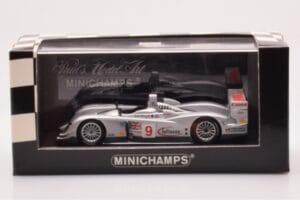 Audi R8 #9 M. Salo / Kane / McCarthy Sebring 12 Hours 2003 Minichamps 1:43 400031399 Metal — zdjęcie 4 z 4