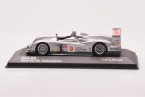 Audi R8 #9 M. Salo / Kane / McCarthy Sebring 12 Hours 2003 Minichamps 1:43 400031399 Metal