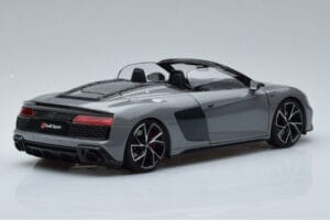 Audi R8 Spyder Performance Nardo Szary Kengfai 1:18 VAKF-0352 Metal — zdjęcie 3 z 11