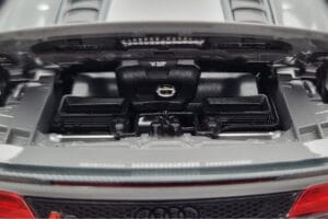 Audi R8 Spyder Performance Nardo Szary Kengfai 1:18 VAKF-0352 Metal — zdjęcie 10 z 11