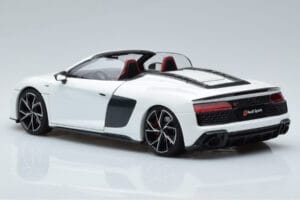 Audi R8 Spyder Performance Biały Kengfai 1:18 VAKF-0351 Metal — zdjęcie 8 z 11