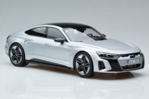 Audi RS e-tron GT Srebrny Norev 1:18 188381 Metal — zdjęcie 4 z 6