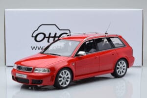 Audi RS4 B5 Avant Czerwony Otto 1:18 OT1026B Żywica — zdjęcie 6 z 6
