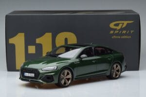 Audi RS5 B9 Sportback Sonoma Zielony Asia Edition GT Spirit 1:18 CLDC018 Żywica — zdjęcie 6 z 6