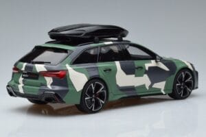 Audi RS6 C8 Avant Kamuflaż With Roof Top Asia Edition GT Spirit 1:18 CLDC014 Żywica — zdjęcie 2 z 6