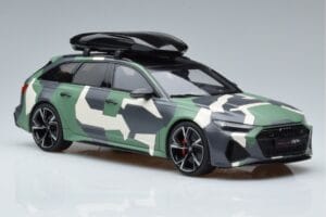 Audi RS6 C8 Avant Kamuflaż With Roof Top Asia Edition GT Spirit 1:18 CLDC014 Żywica — zdjęcie 4 z 6