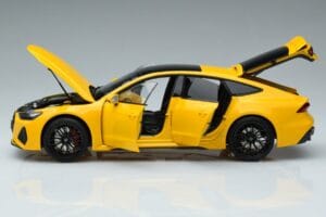 Audi RS7 C8 Sportback Żółty Vossen Rims Edycja Limitowana Kengfai 1:18 VAKF 0335 Metal — zdjęcie 4 z 8