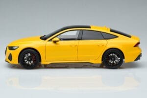 Audi RS7 C8 Sportback Żółty Vossen Rims Edycja Limitowana Kengfai 1:18 VAKF 0335 Metal — zdjęcie 5 z 8