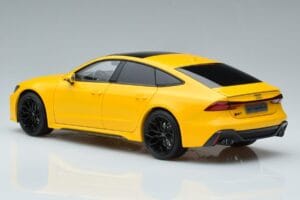 Audi RS7 C8 Sportback Żółty Vossen Rims Edycja Limitowana Kengfai 1:18 VAKF 0335 Metal — zdjęcie 7 z 8