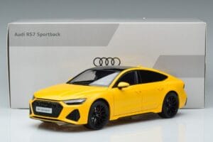 Audi RS7 C8 Sportback Żółty Vossen Rims Edycja Limitowana Kengfai 1:18 VAKF 0335 Metal — zdjęcie 8 z 8