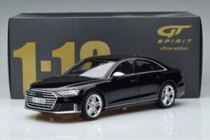 Audi S8 D5 Mythos Czarny Asia Edition GT Spirit 1:18 CLDC019 Żywica — zdjęcie 6 z 6