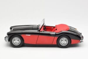Austin-Healey 3000 Mk I Spider Czarny Czerwony Kyosho 1:18 08141KR Metal — zdjęcie 4 z 8