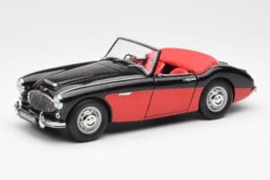 Austin-Healey 3000 Mk I Spider Czarny Czerwony Kyosho 1:18 08141KR Metal