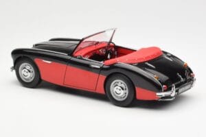 Austin-Healey 3000 Mk I Spider Czarny Czerwony Kyosho 1:18 08141KR Metal — zdjęcie 7 z 8