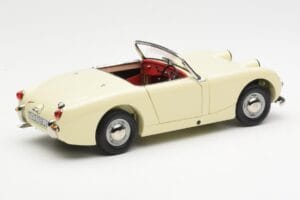 Austin-Healey Sprite Mk I Open Old English Biały Kyosho 1:18 08953EW Metal — zdjęcie 3 z 8