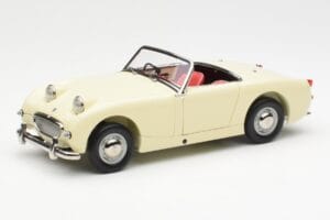 Austin-Healey Sprite Mk I Open Old English Biały Kyosho 1:18 08953EW Metal