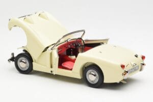 Austin-Healey Sprite Mk I Open Old English Biały Kyosho 1:18 08953EW Metal — zdjęcie 5 z 8