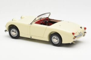Austin-Healey Sprite Mk I Open Old English Biały Kyosho 1:18 08953EW Metal — zdjęcie 7 z 8