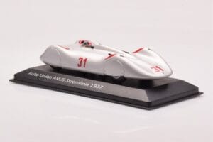 Auto Union Stromlinie #31 AVUS 1937 Silver Minichamps 1:43 5030900503 Metal — zdjęcie 3 z 4