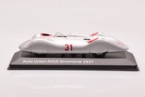 Auto Union Stromlinie #31 AVUS 1937 Silver Minichamps 1:43 Auto Union Stromlinie #31 AVUS 1937 Silver Minichamps 1:43 5030900503 Metal