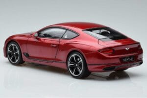 Bentley Continental GT Candy Czerwony Norev 1:18 182788 Metal — zdjęcie 6 z 7