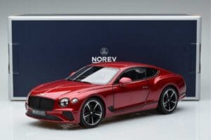 Bentley Continental GT Candy Czerwony Norev 1:18 182788 Metal — zdjęcie 7 z 7