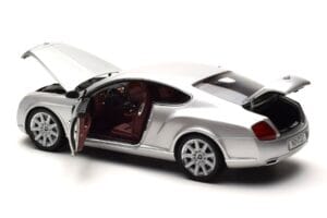 Bentley Continental GT Srebrny Minichamps 1:18 100139021 Metal — zdjęcie 5 z 8