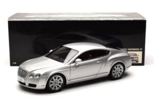 Bentley Continental GT Srebrny Minichamps 1:18 100139021 Metal — zdjęcie 8 z 8