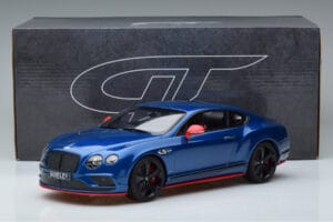Bentley Continental GT Speed Black Edition Niebieski GT Spirit 1:18 KJ006 Żywica — zdjęcie 6 z 6