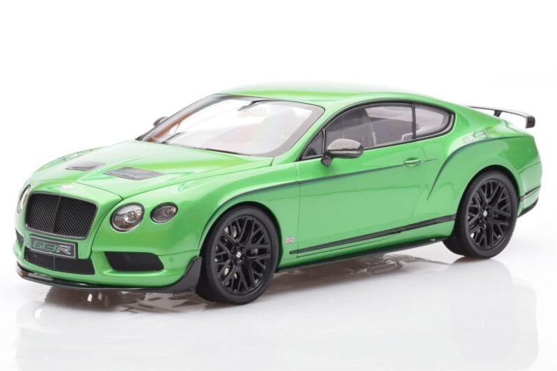 Bentley Continental GT3-R Apple Zielony Almost Real 1:18 830402 Metal