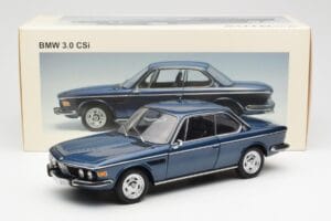 BMW 3.0 CSi E9 Niebieski Metaliczny AUTOart 1:18 70672 Metal — zdjęcie 8 z 8