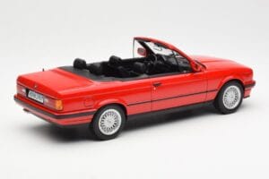 BMW 318i E30 Kabriolet Czerwony Norev 1:18 183210 Metal — zdjęcie 2 z 6