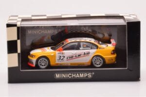 BMW 320i E46 Wiechers Sport #32 Hennerici / Wiechers WTCC 2005 Minichamps 1:43 400052432 Metal — zdjęcie 4 z 4
