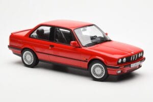 BMW 325i E30 Czerwony Norev 1:18 183202 Metal — zdjęcie 4 z 6