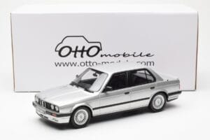 BMW 325i E30 Srebrny Otto 1:18 OT912 Żywica — zdjęcie 6 z 6