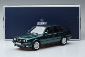 BMW 325i E30 Touring Zielony Metalik Norev 1:18 183219 Metal — zdjęcie 6 z 6