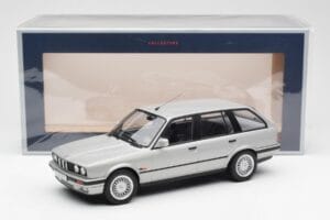 BMW 325i E30 Touring Srebrny Norev 1:18 183216 Metal — zdjęcie 6 z 6