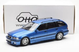 BMW 328i E36 Touring M Package Niebieski Otto 1:18 OT358 Żywica — zdjęcie 6 z 6