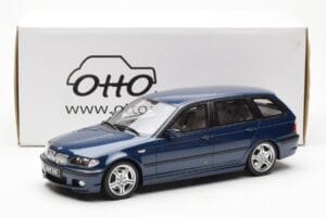 BMW 330i E46 Touring Niebieski Otto 1:18 OT251 Żywica — zdjęcie 6 z 6