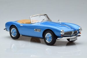 BMW 507 Niebieski Norev 1:18 183234 Metal — zdjęcie 4 z 6