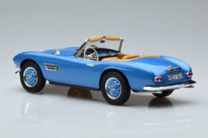 BMW 507 Niebieski Norev 1:18 183234 Metal — zdjęcie 5 z 6