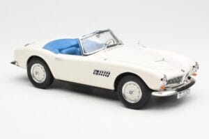 BMW 507 Roadster Biały Norev 1:18 183232 Metal — zdjęcie 4 z 6