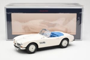 BMW 507 Roadster Biały Norev 1:18 183232 Metal — zdjęcie 6 z 6