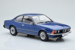 BMW 628 CSi E24 Niebieski MCG 1:18 MCG18164 Metal — zdjęcie 3 z 5