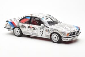 BMW 635 CSi E24 #11 D. Quester / M. Tassin / M. Heger 24 Hours of Spa 1986 AUTOart 1:18 80430145826 Metal — zdjęcie 6 z 8